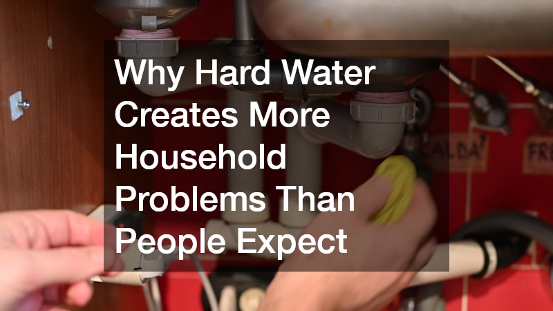 Why Hard Water Creates More Household Problems Than People Expect